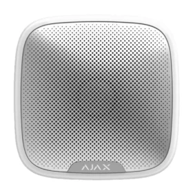 Ajax StreetSiren White Security Alarm